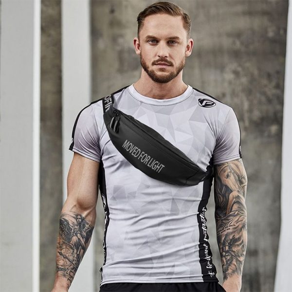 YIPINU YSU-D1 Outdoor Fashion Running Sport Waterproof Mobile Phone Crossby Waist Bag (Dark Blue) - Image 8