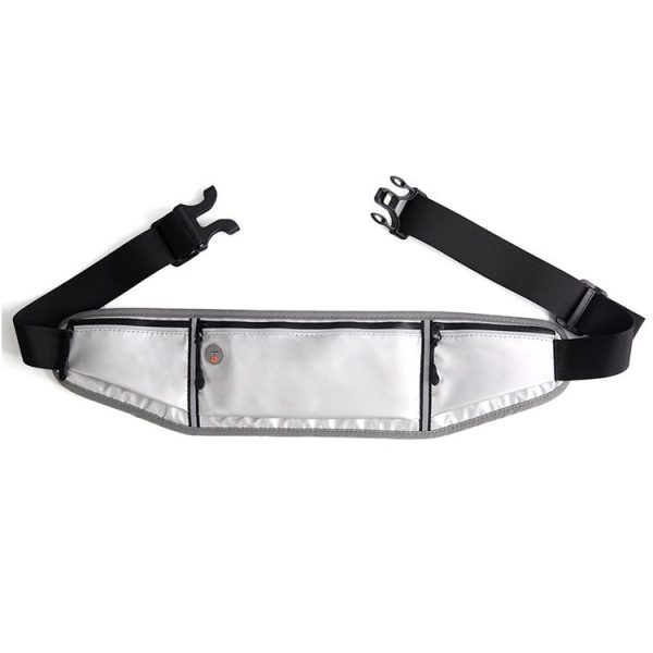 YIPINU YSU Outdoor Marathon Sport Ultra-thin Waterproof Mobile Phone Storage Waist Bag (Silver)