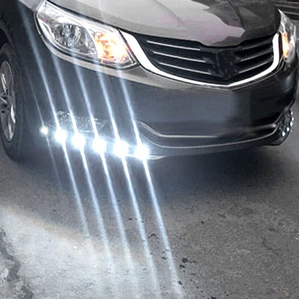 10 PCS 23mm 12LEDs SMD-4014 DC9-80V Motorcycle Eagle Eye Light (White and Yellow Light) - Image 9