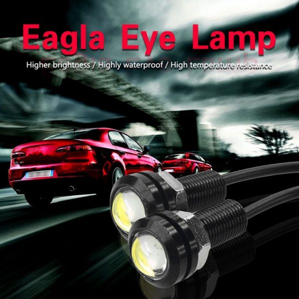 10 PCS 23mm 1.5W DC9-80V Motorcycle Eagle Eye Light Double Lens (White Light) - Image 10