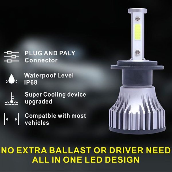 2 PCS X15 9005 DC 9-32V 26W 6500K 8000LM IP68 Car LED Headlight Lamps / Fog Light - Image 10