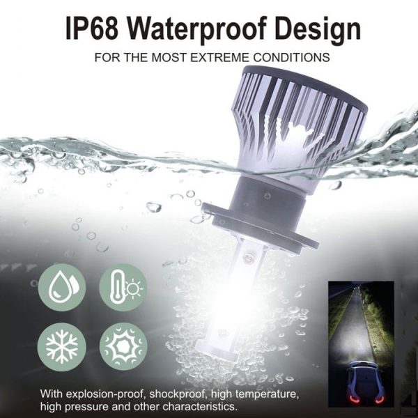 2 PCS X15 9005 DC 9-32V 26W 6500K 8000LM IP68 Car LED Headlight Lamps / Fog Light - Image 11