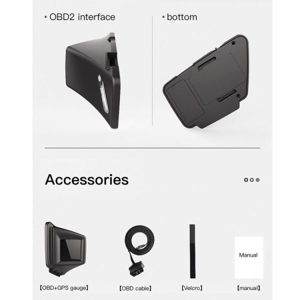 AP-1 Car HUD Head-up Display OBD GPS Driving Computer Code Table - Image 11