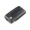 Car 3-button Folding Key Shell Remote Control Case with Slot without Holder for Peugeot / Citroen - Image 2
