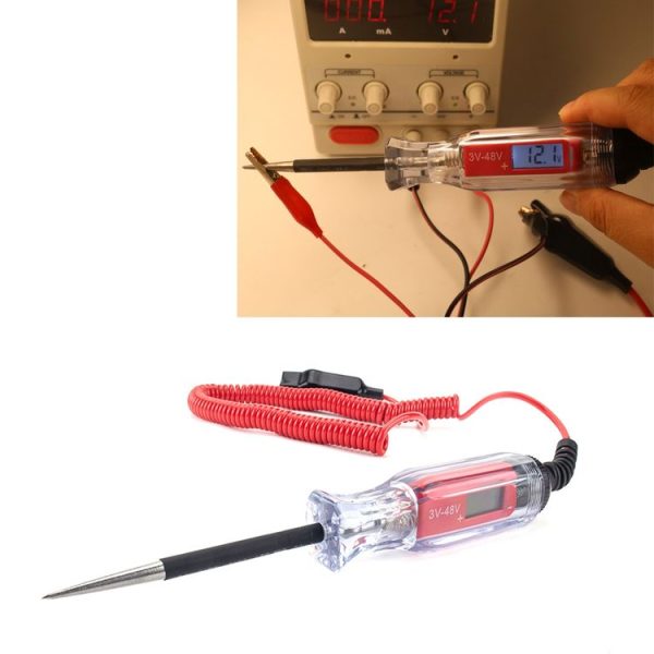 3-48V Digital Display Car Electric Tester