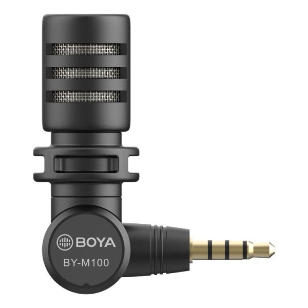 BOYA BY-M110 3.5mm Interface Mini Omnidirectional Condenser Microphone - Image 4