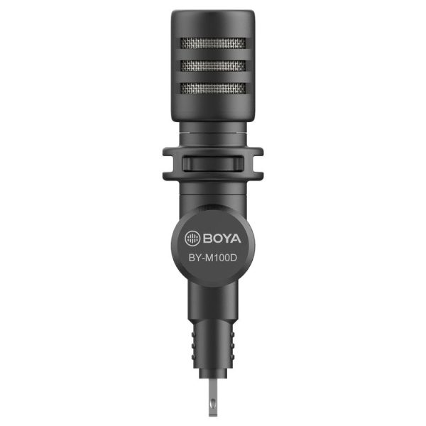BOYA BY-M100D 8 Pin Interface Mini Omnidirectional Condenser Microphone - Image 3