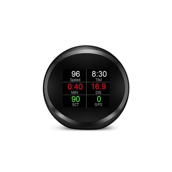 P11 OBD2 + GPS Mode Car HUD Head-up Display Water Temperature / Vehicle Speed / Voltage / Fuel Consumption Display, Speed Alarm - Image 2