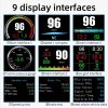 P11 OBD2 + GPS Mode Car HUD Head-up Display Water Temperature / Vehicle Speed / Voltage / Fuel Consumption Display, Speed Alarm - Image 6