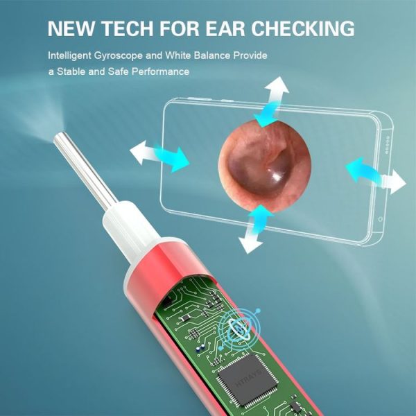 T1 WiFi 3.9mm 5.0MP HD Visual Earpick Digital Endoscope (Purple) - Image 10