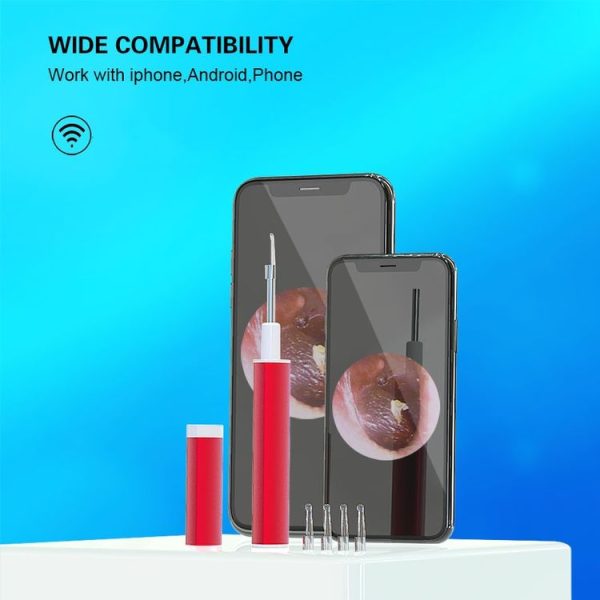 T1 WiFi 3.9mm 5.0MP HD Visual Earpick Digital Endoscope (Purple) - Image 4