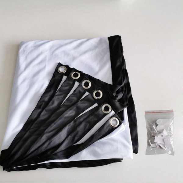 Simple Folding Thin Polyester Projector Film Curtain, Size: 84 inch (4: 3) Projection Area: 172x125cm - Image 2