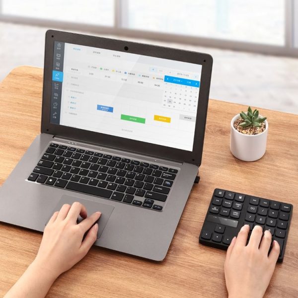 533 35 Keys 2.4G Ultra-thin Design Wireless Charging Digital Keyboard - Image 15