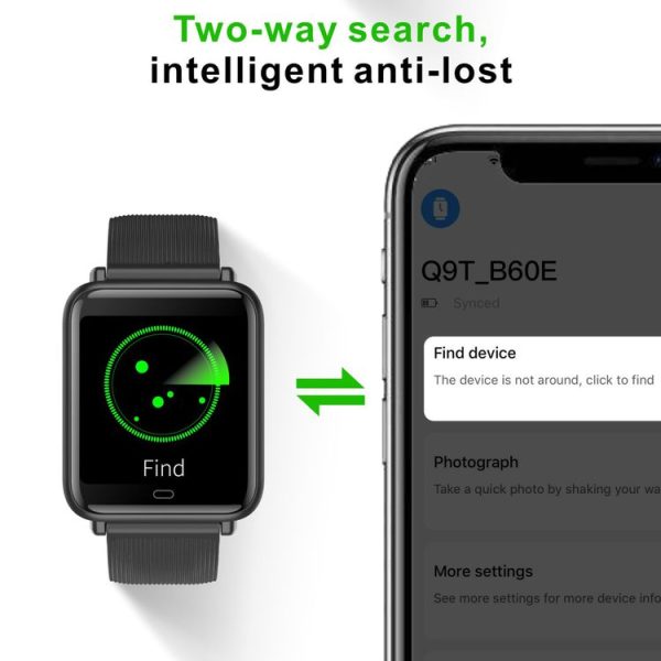 Q9T 1.3 inch TFT Touch Screen Dual-mode Bluetooth Smart Watch, Support Body Temperature Detection / Blood Oxygen Monitor / Blood Pressure Monitor (Green) - Image 15