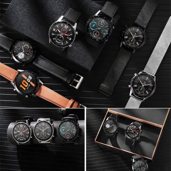 1.3 inch Touch Screen Dual-mode Bluetooth Smart Watch, Support Sleep Monitor / Heart Rate Monitor / Blood Pressure Monitoring (Black Silicone Strap) - Image 20