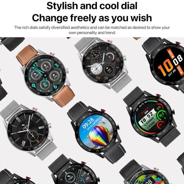 1.3 inch Touch Screen Dual-mode Bluetooth Smart Watch, Support Sleep Monitor / Heart Rate Monitor / Blood Pressure Monitoring (Black Silicone Strap) - Image 9