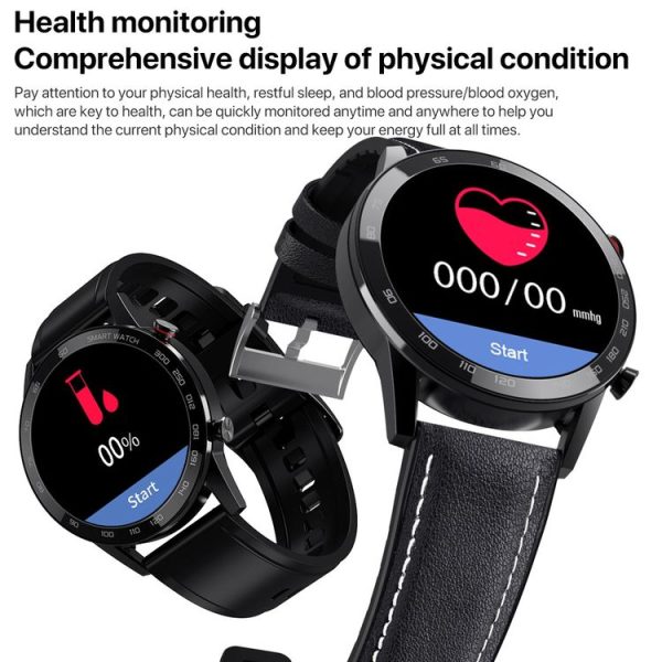 1.3 inch Touch Screen Dual-mode Bluetooth Smart Watch, Support Sleep Monitor / Heart Rate Monitor / Blood Pressure Monitoring (Silver Milanese Strap) - Image 14