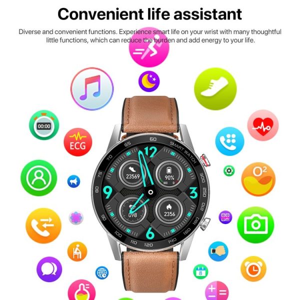 1.3 inch Touch Screen Dual-mode Bluetooth Smart Watch, Support Sleep Monitor / Heart Rate Monitor / Blood Pressure Monitoring (Silver Milanese Strap) - Image 18