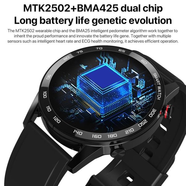 1.3 inch Touch Screen Dual-mode Bluetooth Smart Watch, Support Sleep Monitor / Heart Rate Monitor / Blood Pressure Monitoring (Silver Milanese Strap) - Image 5