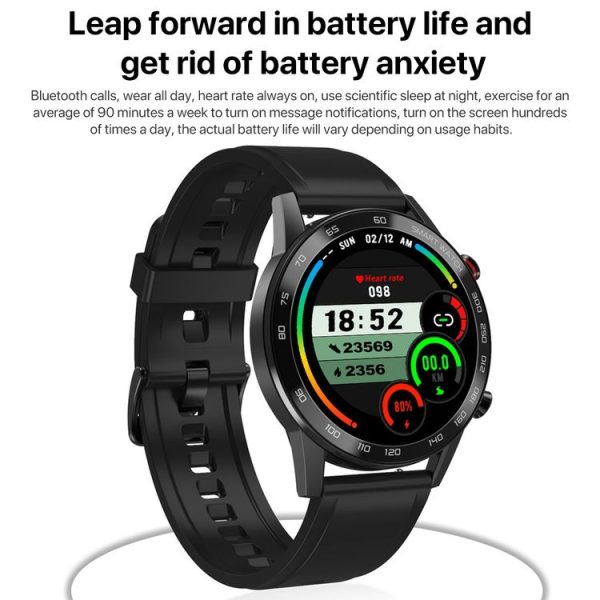 1.3 inch Touch Screen Dual-mode Bluetooth Smart Watch, Support Sleep Monitor / Heart Rate Monitor / Blood Pressure Monitoring (Silver Milanese Strap) - Image 6