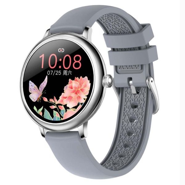 CF80 1.08 inch IPS Color Touch Screen Smart Watch, IP67 Waterproof, Support GPS / Heart Rate Monitor / Sleep Monitor / Blood Pressure Monitoring (Silver)