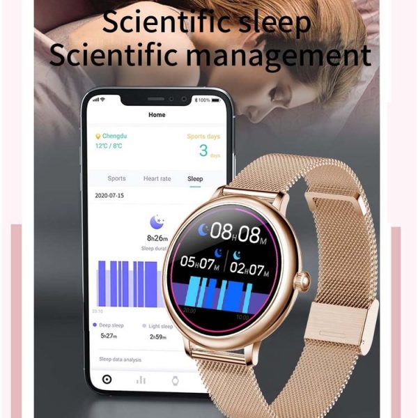 CF80 1.08 inch IPS Color Touch Screen Smart Watch, IP67 Waterproof, Support GPS / Heart Rate Monitor / Sleep Monitor / Blood Pressure Monitoring (Silver) - Image 10