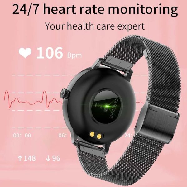 CF80 1.08 inch IPS Color Touch Screen Smart Watch, IP67 Waterproof, Support GPS / Heart Rate Monitor / Sleep Monitor / Blood Pressure Monitoring (Silver) - Image 4