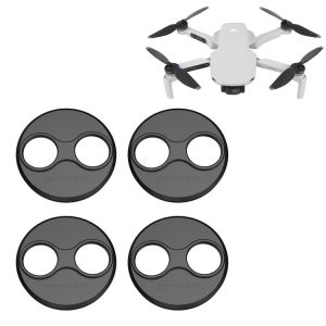 Sunnylife Dust-proof Waterproof Aluminum Alloy Motor Cover for DJI Mini 3 Pro / Mavic Mini / Mini SE (Black)