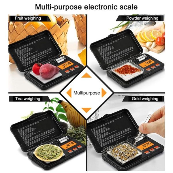 200g / 0.01g High-Precision Portable Jewelry Scale Mini Electronic Scale Precision Carat Electronic Scale - Image 7