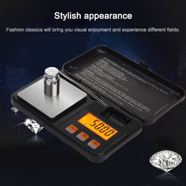 200g / 0.01g High-Precision Portable Jewelry Scale Mini Electronic Scale Precision Carat Electronic Scale - Image 8