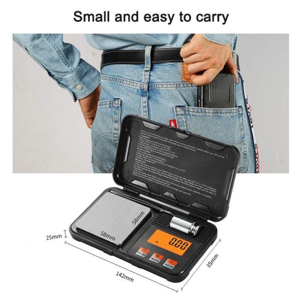 200g / 0.01g High-Precision Portable Jewelry Scale Mini Electronic Scale Precision Carat Electronic Scale - Image 9