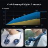 WS36 4.5W 1800mAh Angle Adjustable Three-speed Silent Hanging Neck Fan Multi-function Handheld and Desktop Small Fan (Blue) - Image 15