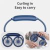 WS36 4.5W 1800mAh Angle Adjustable Three-speed Silent Hanging Neck Fan Multi-function Handheld and Desktop Small Fan (Blue) - Image 4