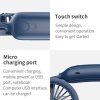 WS36 4.5W 1800mAh Angle Adjustable Three-speed Silent Hanging Neck Fan Multi-function Handheld and Desktop Small Fan (Blue) - Image 8