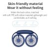 WS36S 4.5W 1200mAh Angle Adjustable Three-speed Silent Hanging Neck Fan Multi-function Handheld and Desktop Small Fan (White) - Image 7