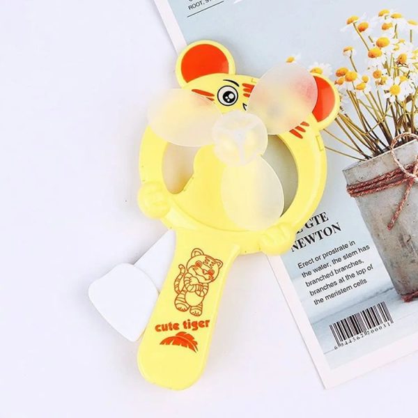 Hand Pressed Handheld Cartoon Children Small Fan (Color Random Delivery) - Image 5