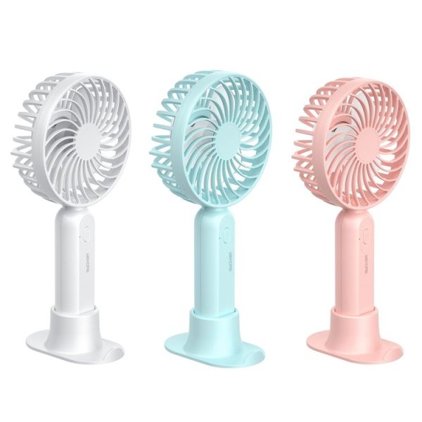 WK WT-F17 Portable Handheld Desktop Bracket Fan (Pink) - Image 2