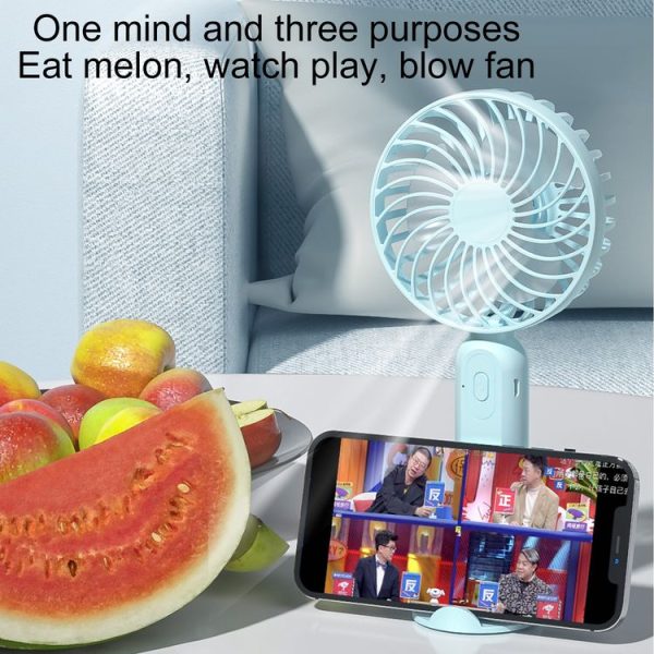 WK WT-F17 Portable Handheld Desktop Bracket Fan (Pink) - Image 7