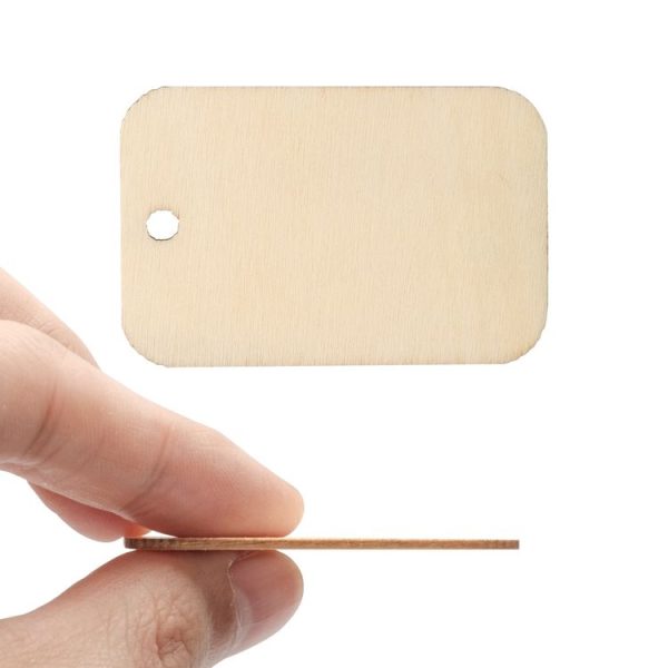XTOOL KA020132000 150 PCS Rectangular Wood Piece Engraving Machine Consumables with Hole - Image 3
