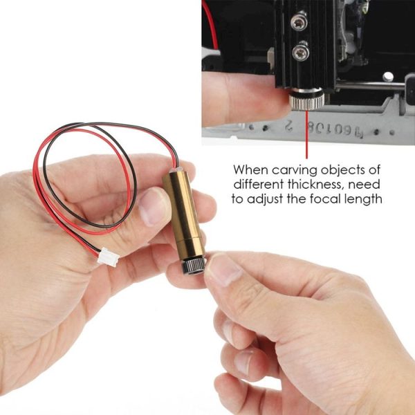 NEJE 1500mW 405NM Blue + Purple Light Laser Module Accessory for DIY Laser Engraver Printer - Image 6
