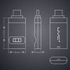 8 Pin Ultra Portable Germicidal Lights Smartphone UV Sanitizer (Black) - Image 7