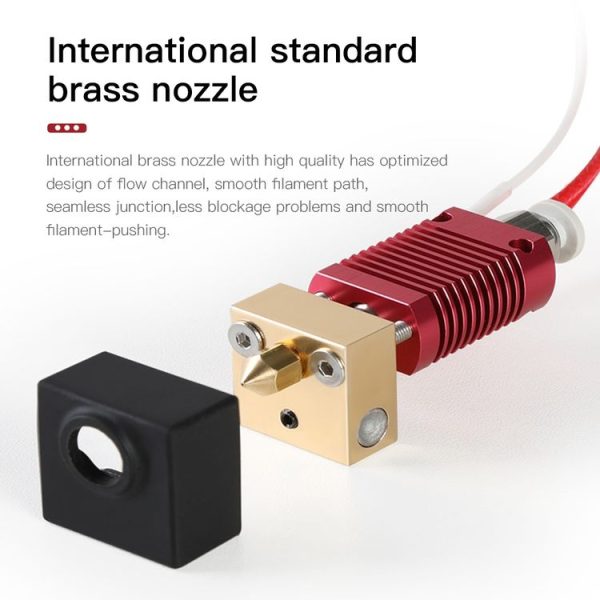 Creality 24V 40W Extruder Nozzle Hot End Kit with Temperature Thermistor & Heating Tube for Ender-3 3D Printer - Image 4