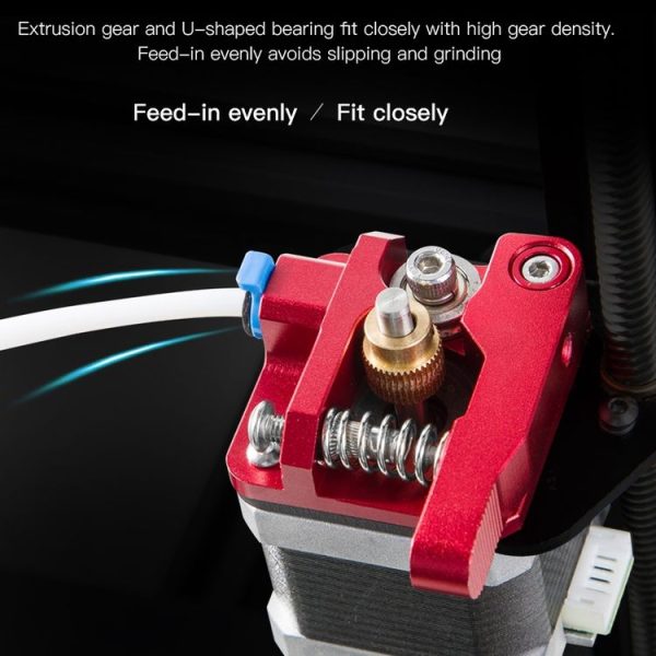 Creality All Metal Red Block Bowden Extruder Kit for Ender-3 / Ender-3 Pro / Ender-3 V2 / CR-10 Pro V2 3D Printer - Image 7