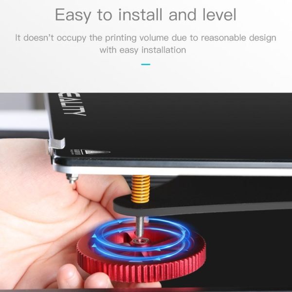 Creality Metal Red Hand Screwed Leveling Nut for Ender-3 / Ender-3 Pro / Ender-3 V2 / CR-10 Pro V2 3D Printer (Red) - Image 9