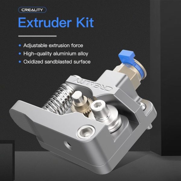 Creality All Metal Silver Block Bowden Extruder Kit for Ender-3 / Ender-3 Pro / Ender-3 V2 / CR-10 Pro V2 3D Printer - Image 6
