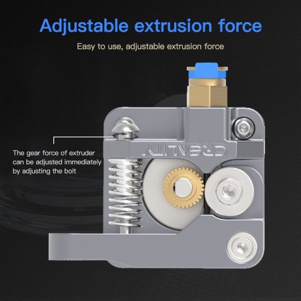 Creality All Metal Silver Block Bowden Extruder Kit for Ender-3 / Ender-3 Pro / Ender-3 V2 / CR-10 Pro V2 3D Printer - Image 8
