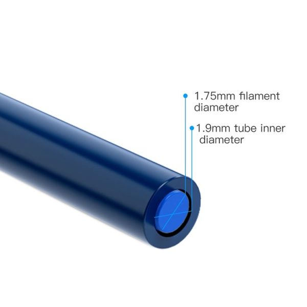 Creality 1.75mm Filament Extruder and Capricorn Blue Teflon Tube for 3D Printer - Image 3