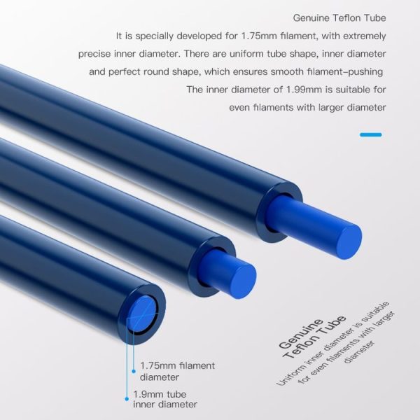 Creality 1.75mm Filament Extruder and Capricorn Blue Teflon Tube for 3D Printer - Image 7