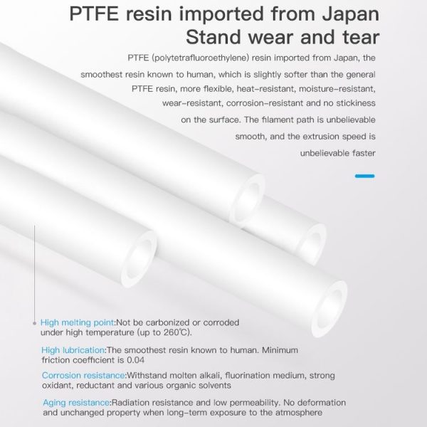 Creality 1.75mm Filament Extruder and Capricorn Blue Teflon Tube for 3D Printer - Image 8
