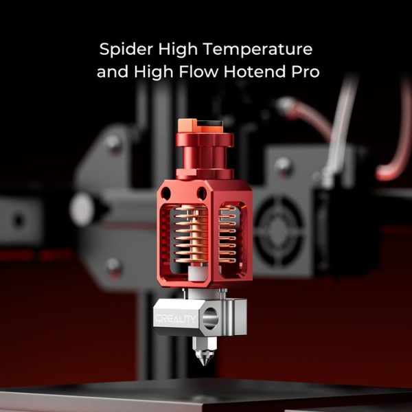 CREALITY 3D Printer Part Spider High Temperature and High Flow Hotend Pro (Red) - Image 2